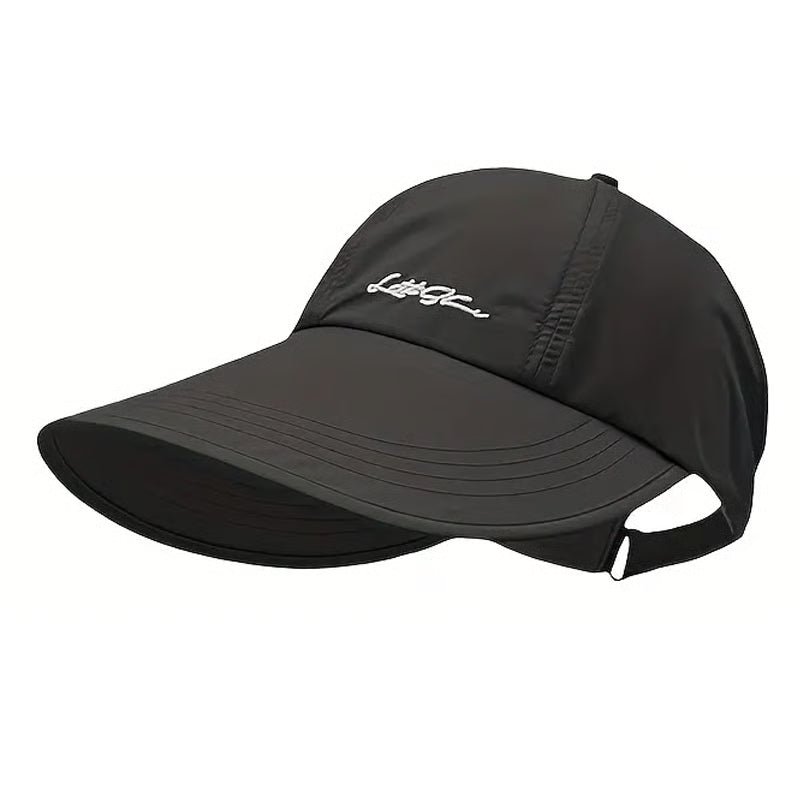 UPF 50+ Sun Protection Baseball Cap – Unisex Lightweight Hat with Wide Brim, Velcro Strap for All-Season Outdoor Activities